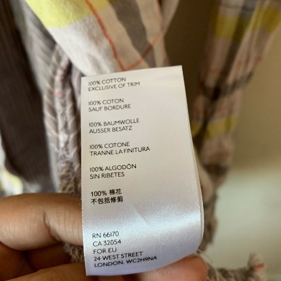 Free People Seeking Starlight Plaid Top Moondrop - Picture 6 of 7